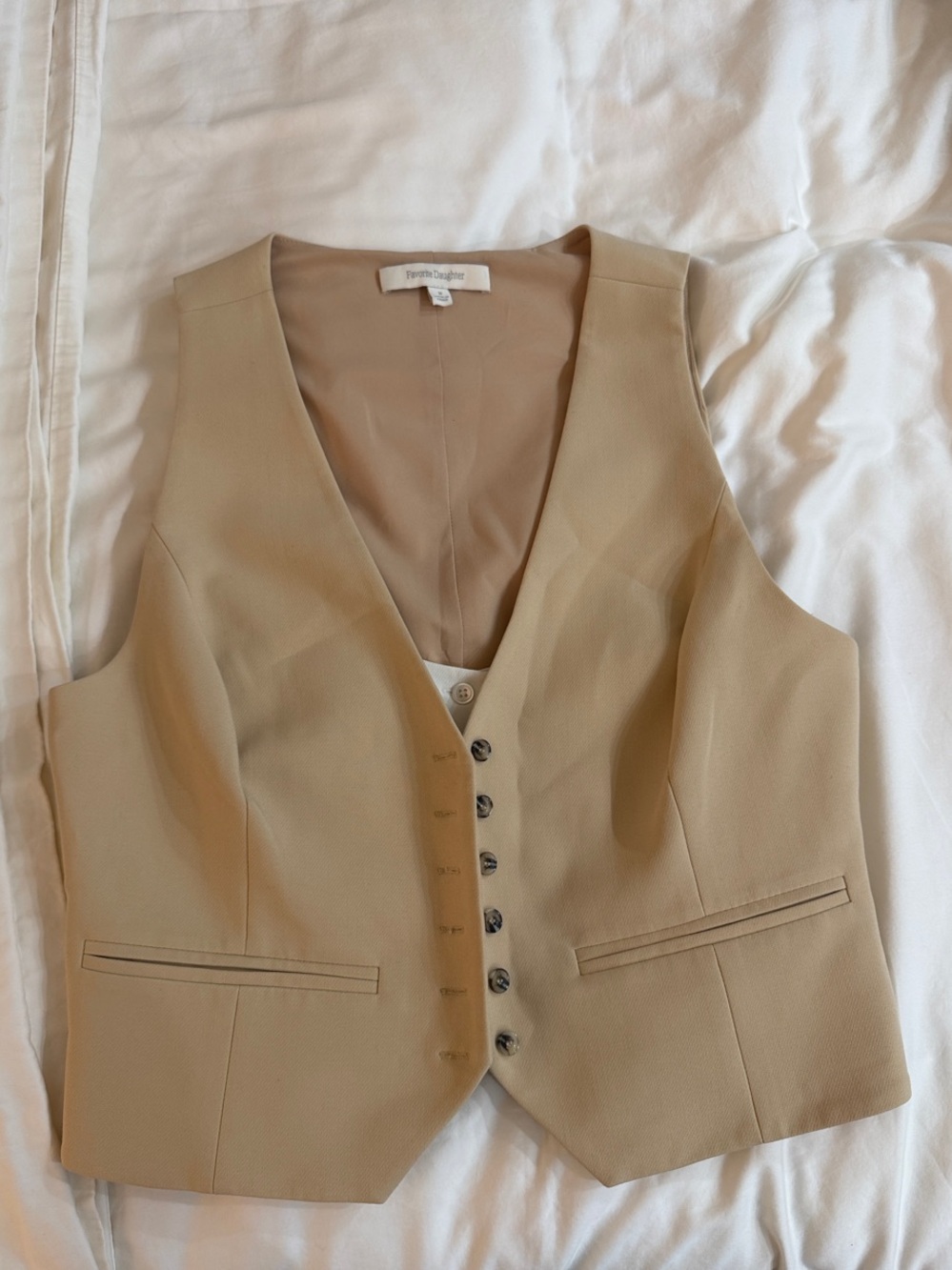 Favorite Daughter Beige Vest